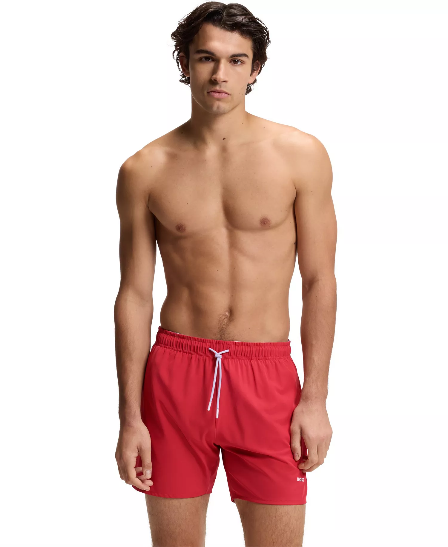 mni-61839dbb41c563d2f3074729a4f504d4 Men's Quick-Dry Logo Detail Swim Shorts