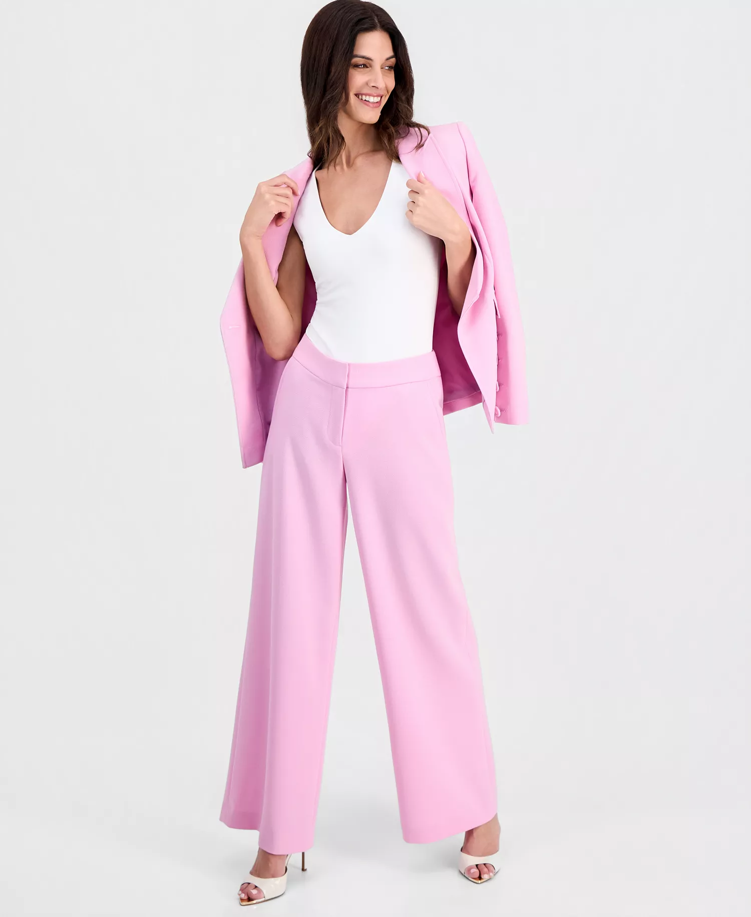 mni-61cfe5bf5c889250b57f0c0a3eb026e2 Women's Mid-Rise Wide Leg Pants — изображение 4