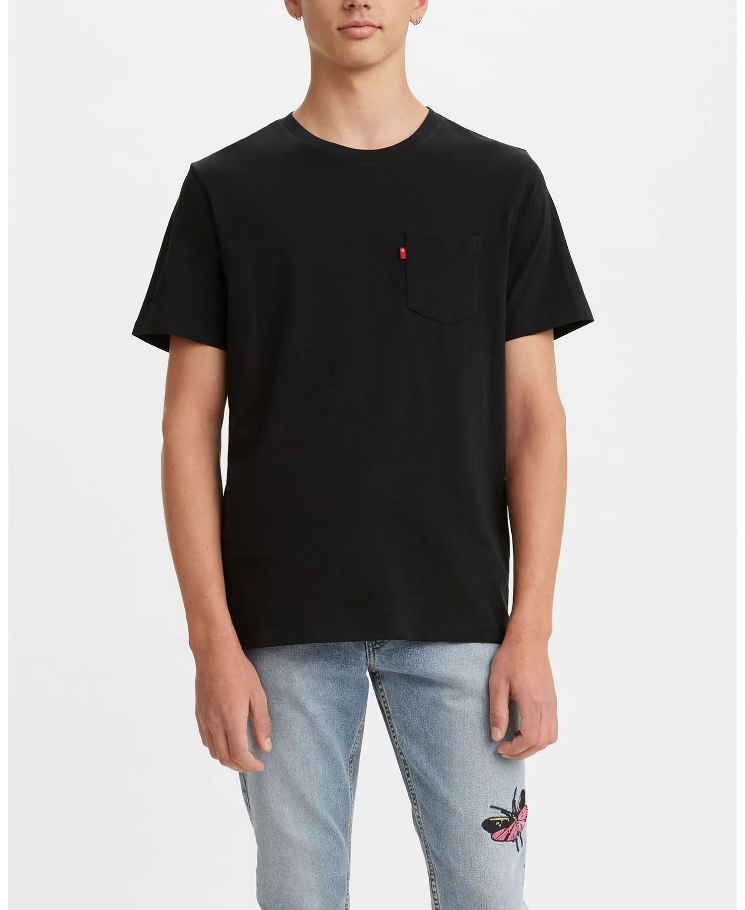 mni-61f7ed9493dc4609049ef631405309c2 Men's Classic Pocket Short-Sleeve Crewneck T-shirt — изображение 3