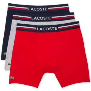 Men's 3-Pack Cotton Stretch French Flag Boxer Briefs