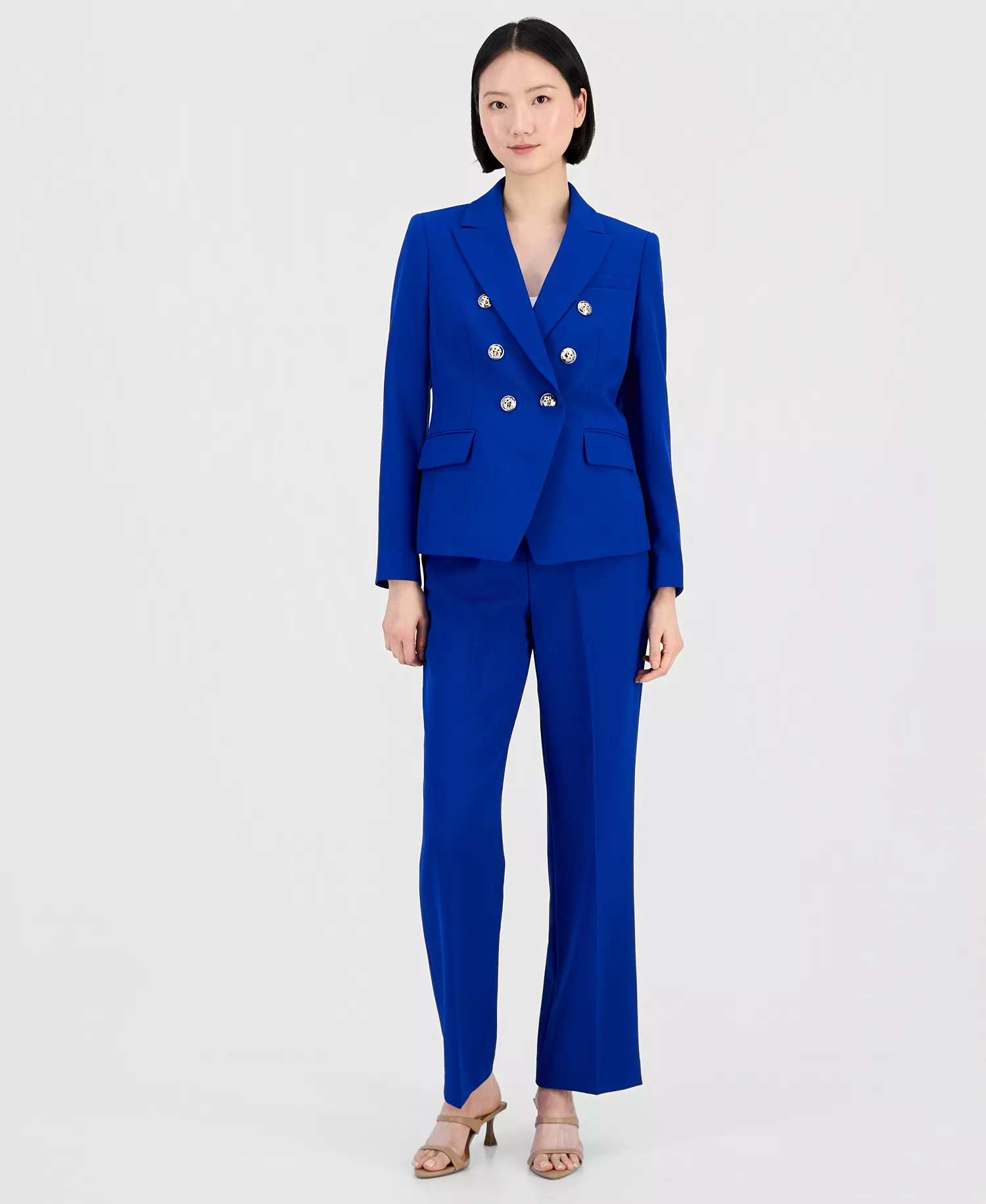 mni-622c511a616dd6b90561624efcf6bc8b Women's Double-Breasted Pantsuit — изображение 4