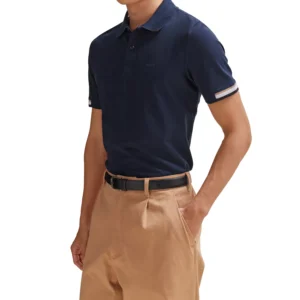 Men's Regular-Fit Rubberized Logo Polo Shirt