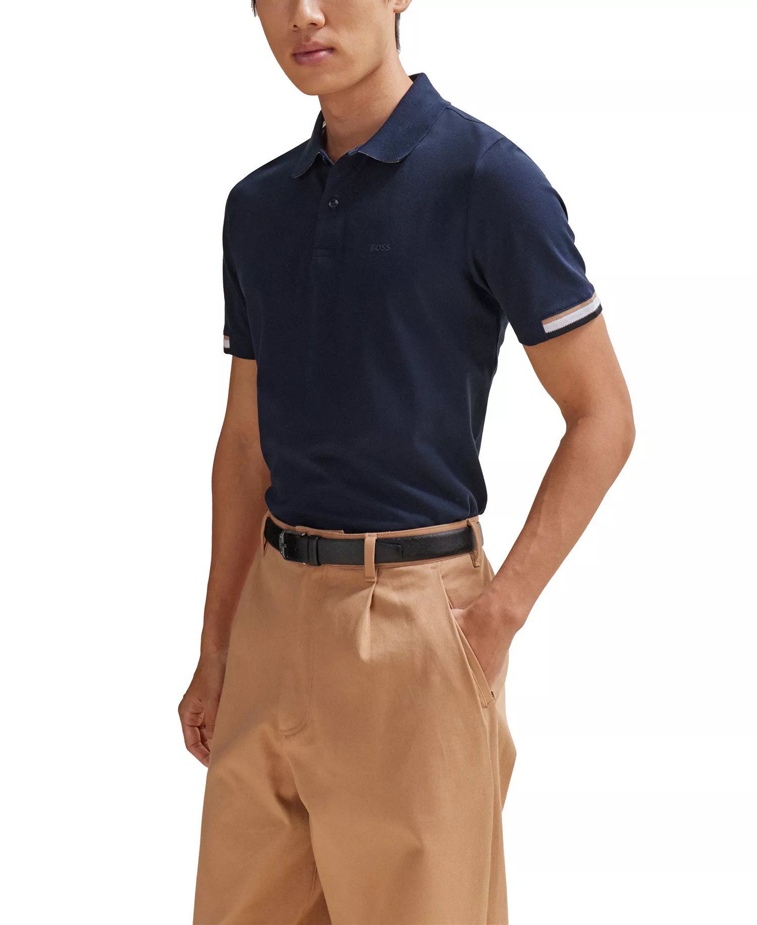mni-62a4f44e822acc5593c7bad0565d3ce6 Men's Regular-Fit Rubberized Logo Polo Shirt