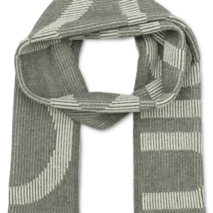Men's Plaited Logo Scarf