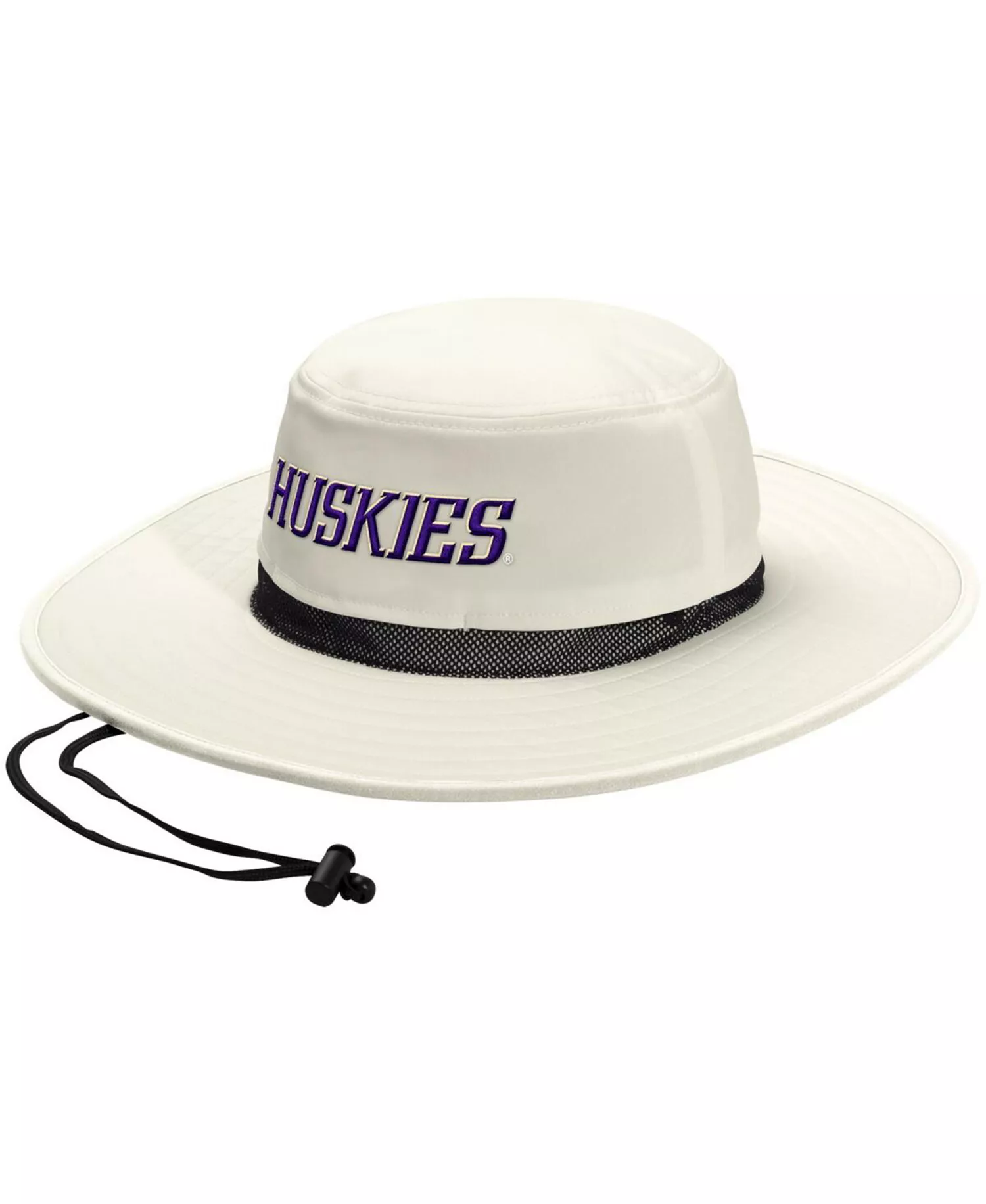mni-6486354fa1a10bbfe3bd1b454c388020 Men's and Women's Cream Washington Huskies Wide Brim Boonie Bucket Hat