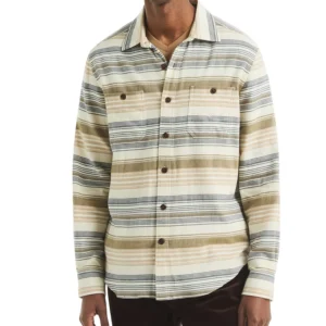 Men's Striped Long Sleeve Shirt
