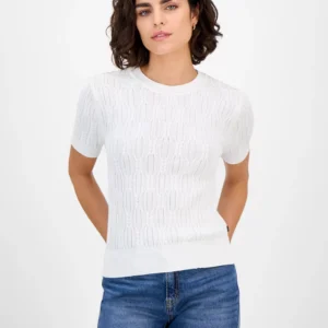 Nautica Women's Cotton Cable-Knit Sweater