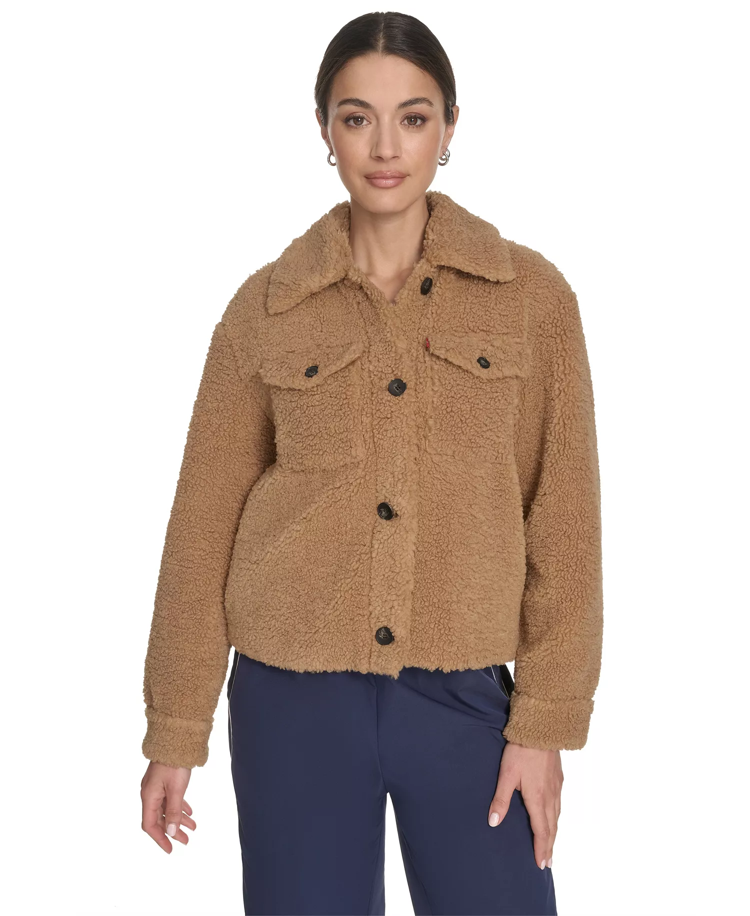 mni-65160be679c3d96ff722d14083569043 Women's Reversible Sherpa Jacket