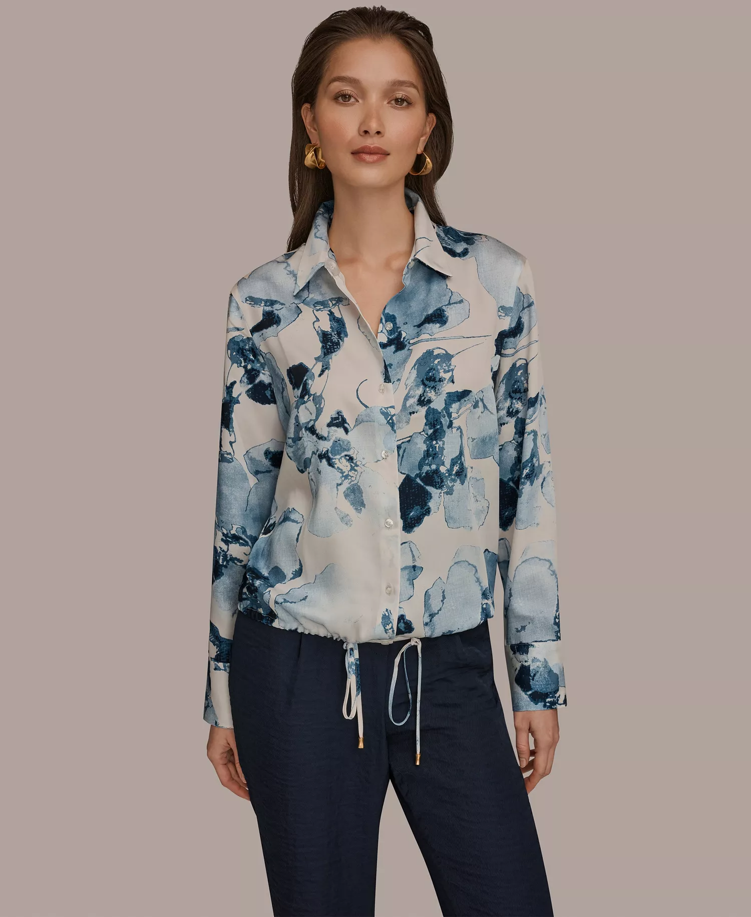 mni-6580e36f922a53fdad142e2c3dcfdb5a Women's Printed Long-Sleeve Top