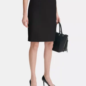 Women's Scuba Crepe Pencil Skirt, Regular & Petite