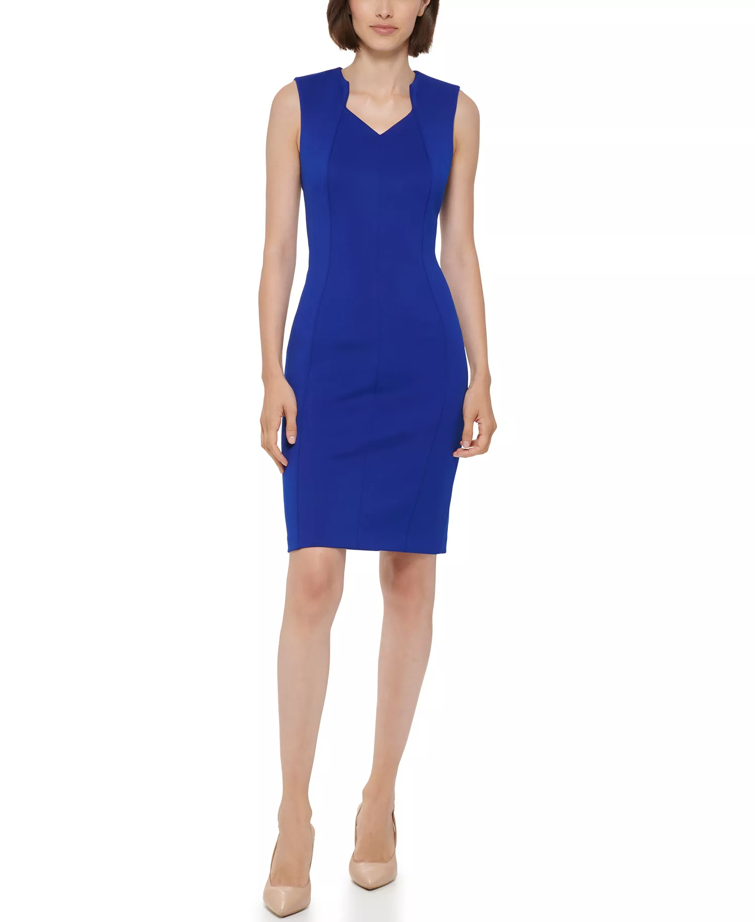 mni-67bee03c65934ff8cf1738c2edfc0d96 Women's V-Neck Short Dress — изображение 4