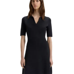 Women's Knitted Skipper Collar Dress