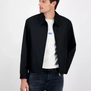 Men's Bapo Harrington Mid-Weight Regular Fit Wax Jacket