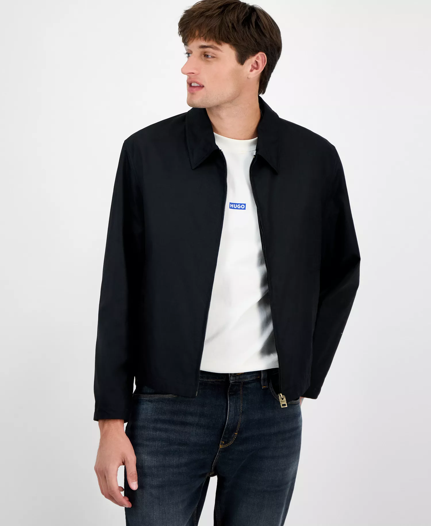 mni-67fa0ff58753dabf817b45ae27bd01a4 Men's Bapo Harrington Mid-Weight Regular Fit Wax Jacket