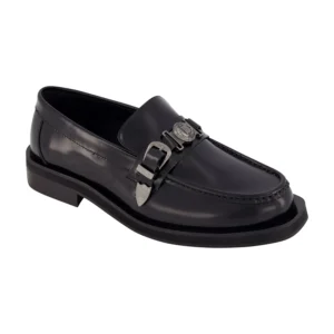 Men's White Label Box Leather Moc Toe Loafers