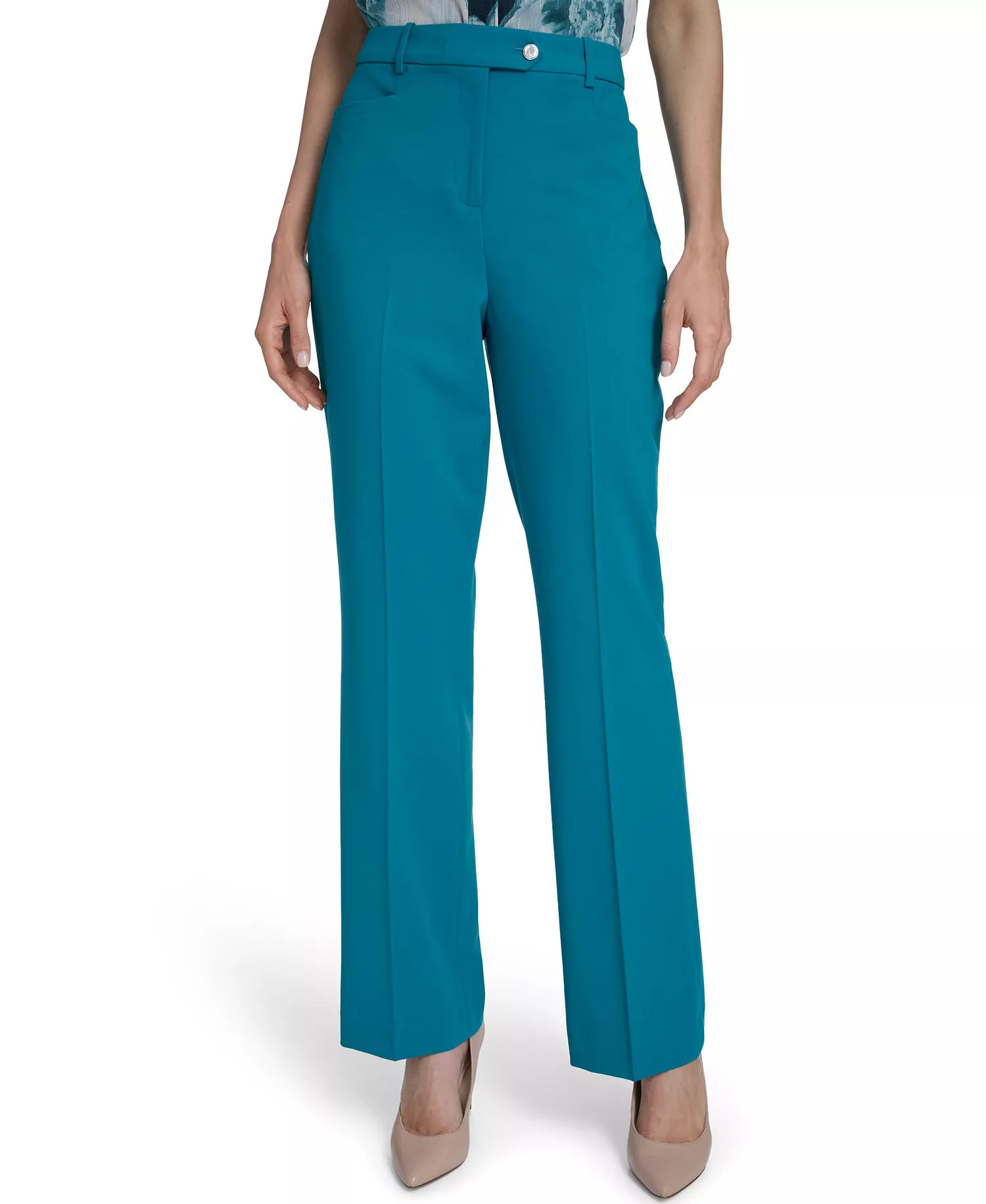mni-6b1f96f7dea6f871758b0aa3cc5cd350 Women's Modern Straight Fit Pants