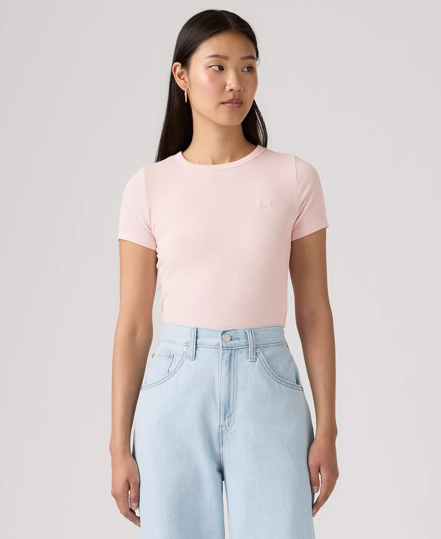 mni-6b3478ff43a3f6c2c77fd2ff037fc6e6 Women's Hayes Slim-Fit Short-Sleeve Crewneck T-Shirt