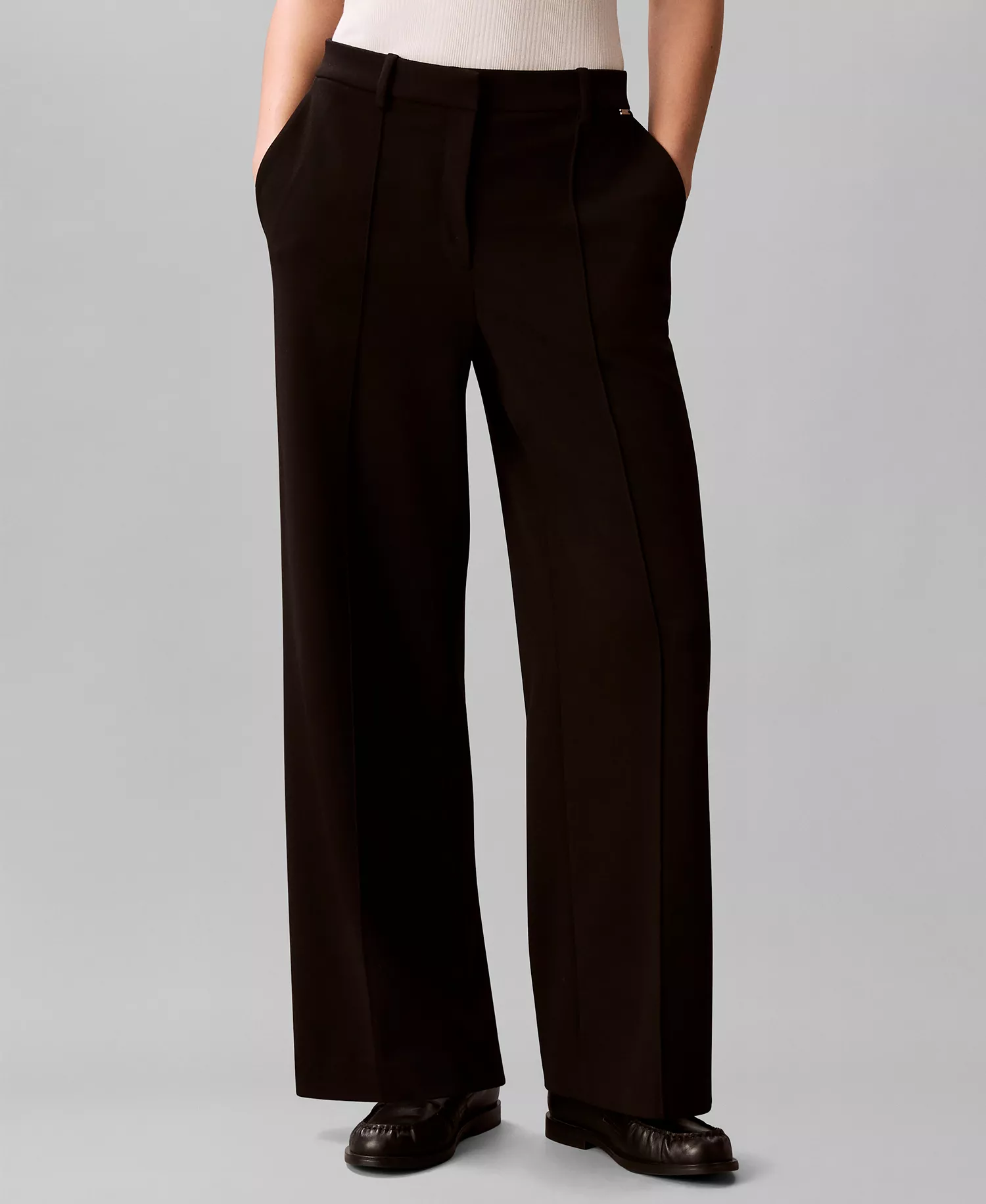 mni-6b559c4f20cdcba6ed7072f1f6684b84 Women's High-Rise Wide-Leg Pants