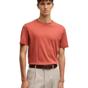 Men's Regular-Fit Mercerized-Cotton T-Shirt