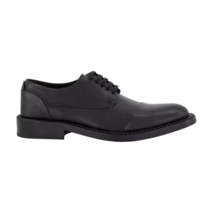 Men's White Label Leather Cap Toe Dress Shoes