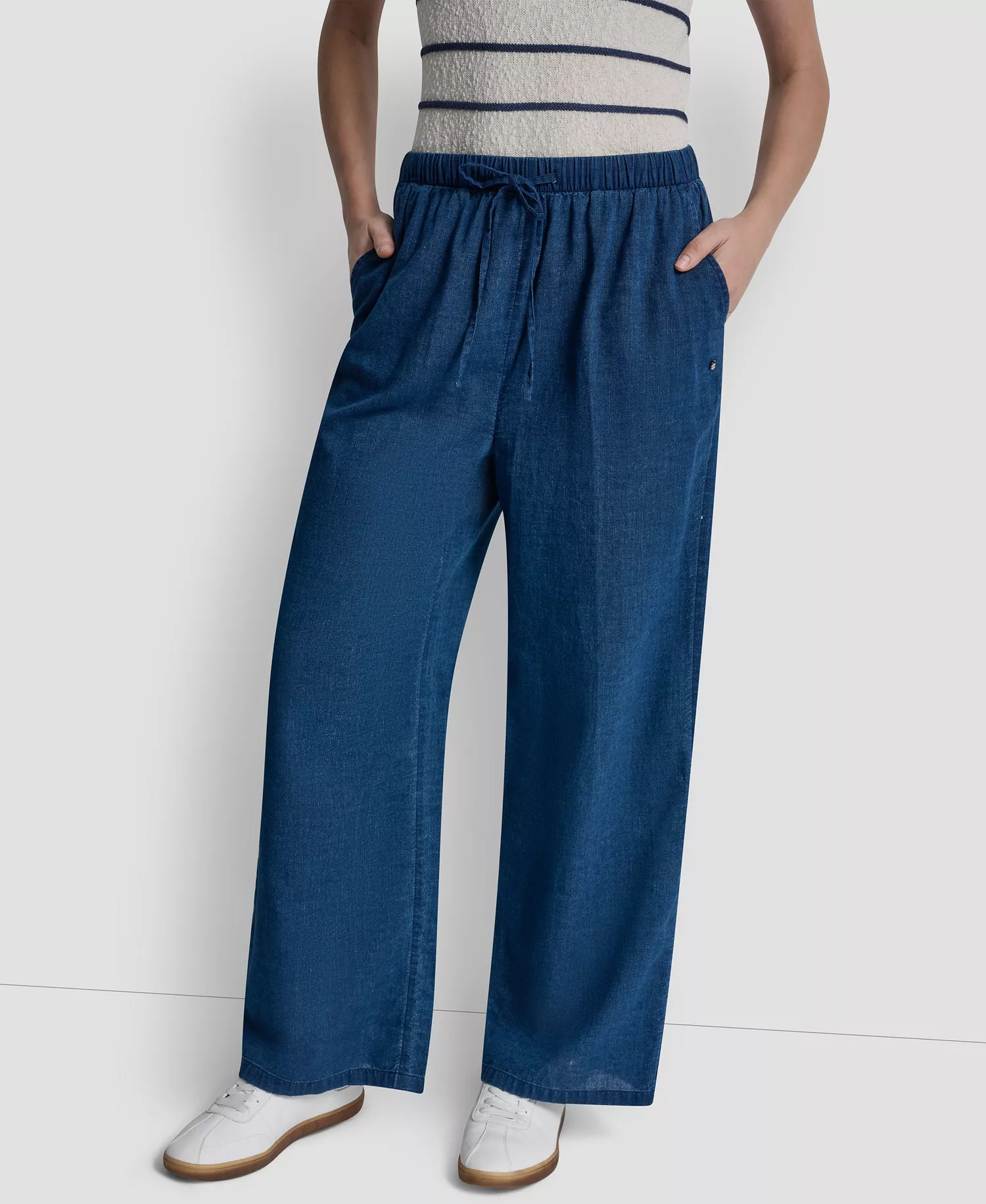 mni-6d12540853ce94cb6d808555bc180d58 Petite Drawstring Relaxed Fit Pants