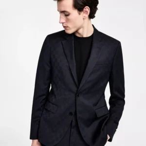 Men's Modern-Fit Wool Blend Suit Jacket