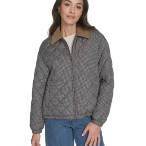 Women's Regular Diamond Quilted Jacket