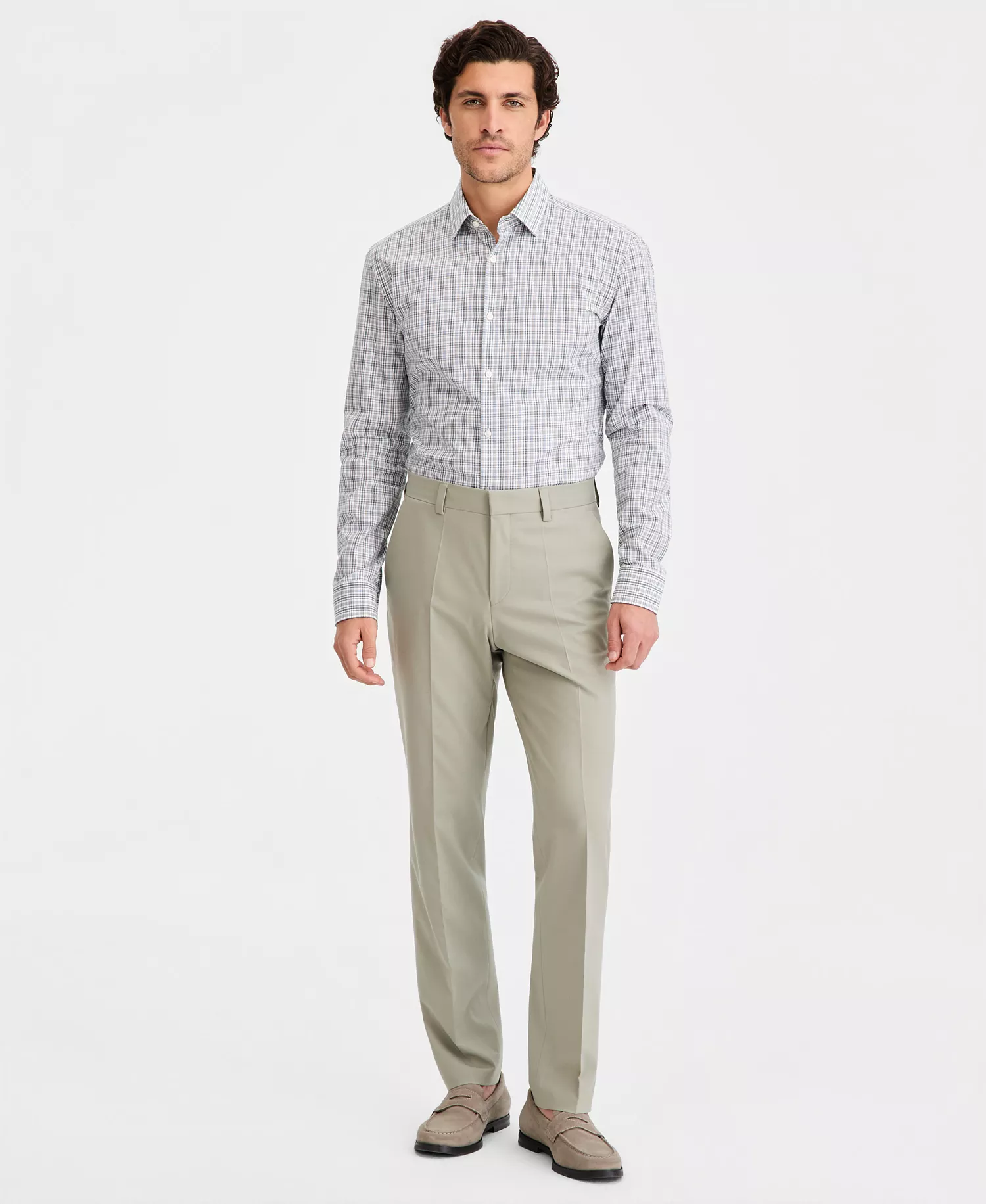 mni-6f5a76785d8622b6e976d9218f6e9022 Men's Modern-Fit Suit Trousers