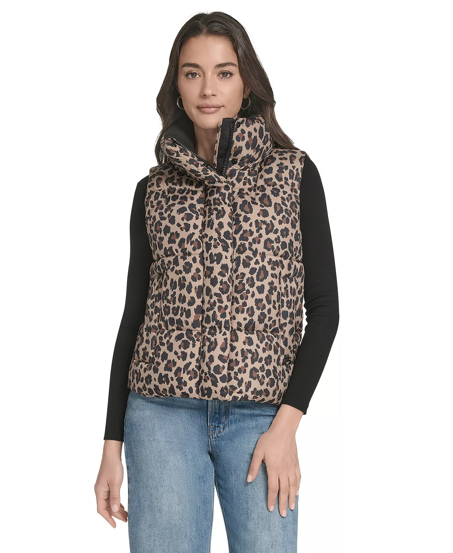 mni-6ffdba9e81c3e5309843bf5dc25f860f Women's Stand Collar Puffer Vest — изображение 6