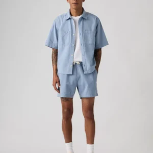Men's Xx Chino Easy Cotton Linen 6" Drawstring Shorts