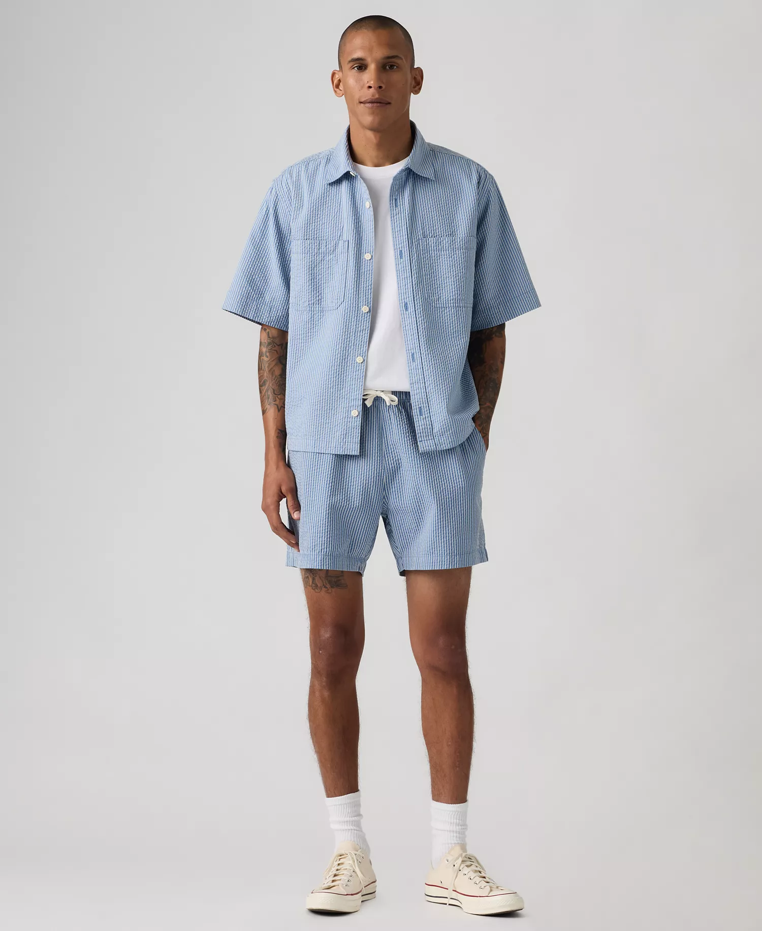 mni-70bbdd6835ab00a736f558a03a273137 Men's Xx Chino Easy Cotton Linen 6" Drawstring Shorts