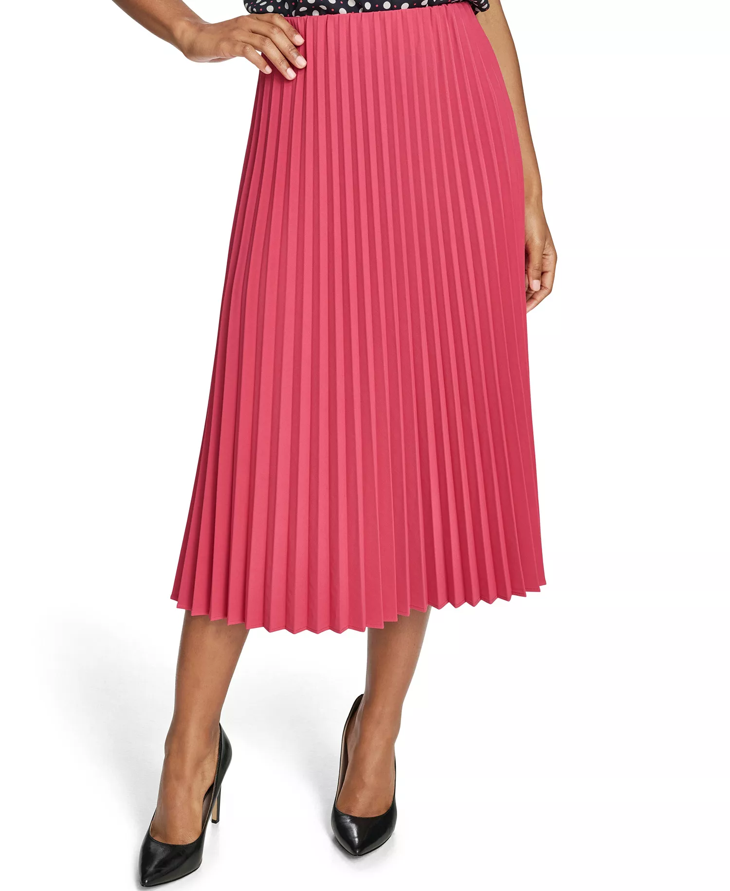 mni-713ca35e2ddbea8ab80952cc2619f936 Women's Pleated Pull-On Skirt — изображение 3