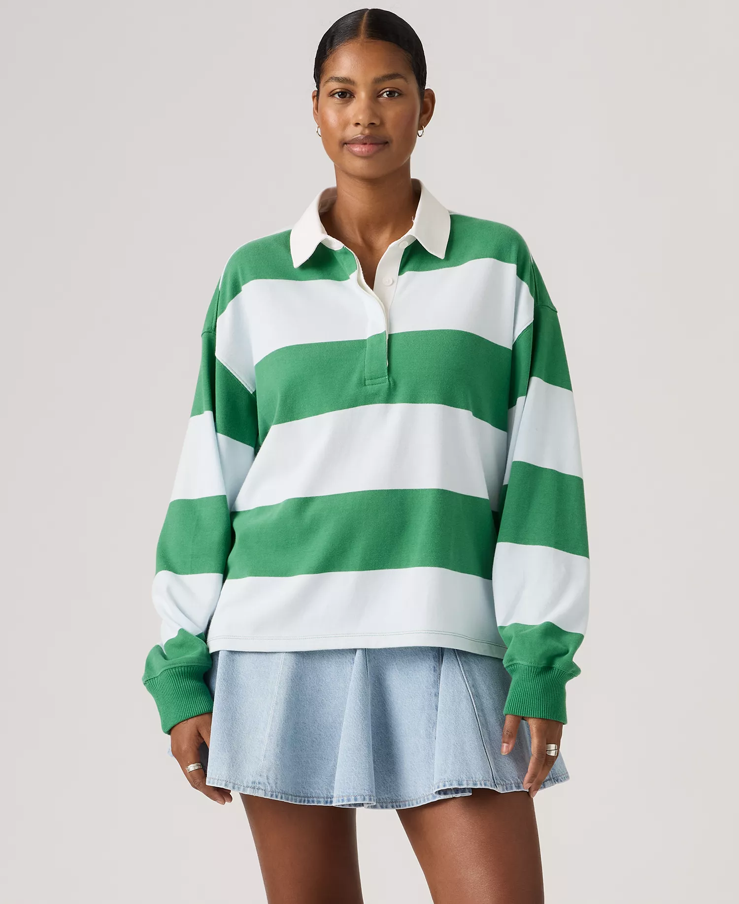 mni-722acfb5a36dcc827c6d855c99efba93 Women's Rugby Long-Sleeve Collared Top — изображение 3