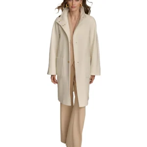 Women's Stand-Collar Single-Breasted Coat