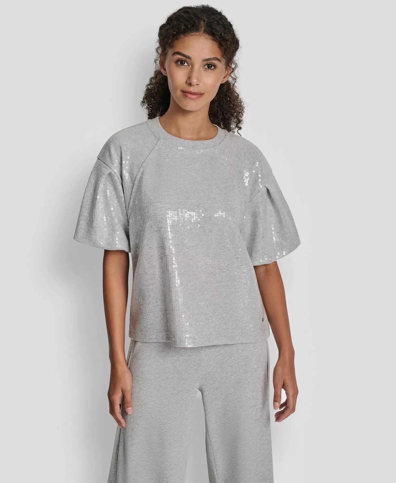 mni-728632cfca8af0c78a485a8a82aece2a Women's Sequin Crew Neck Sweatshirt — изображение 3