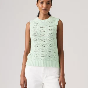 Women's Sleeveless Crochet Tank Top