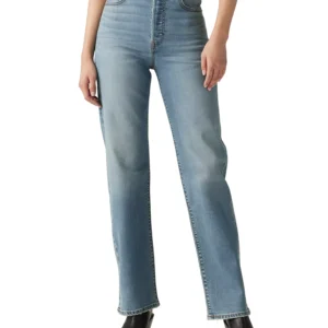 Women's Ribcage High-Rise Straight-Leg Jeans