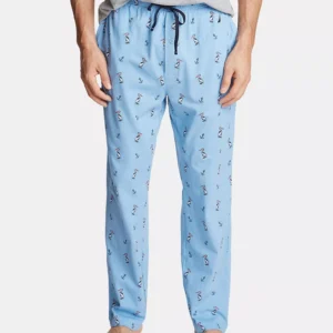 Men's Printed Cotton Pajama Pants
