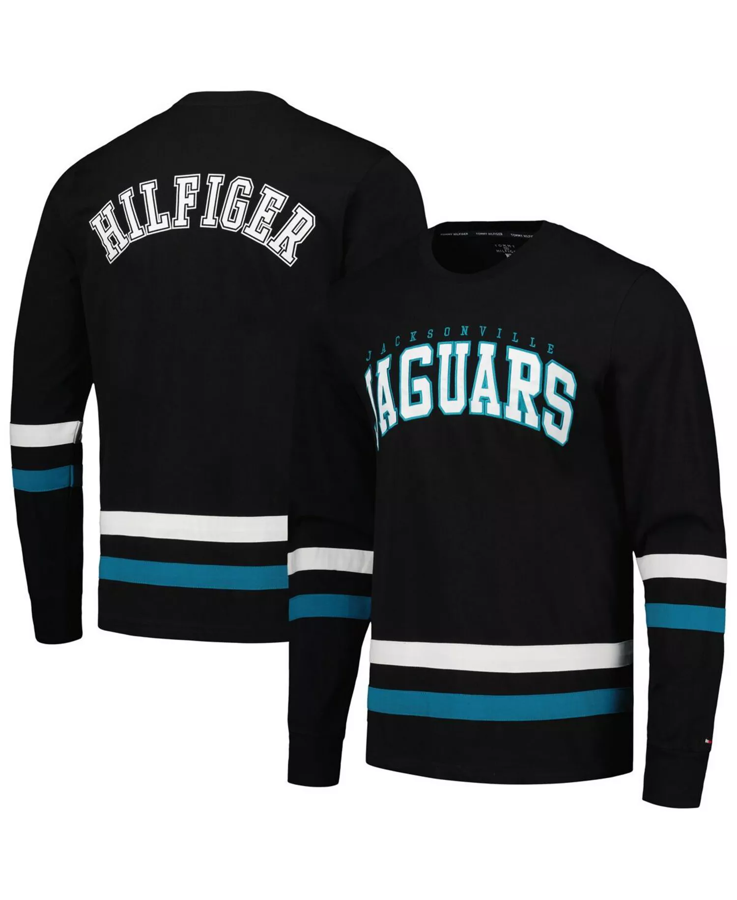 mni-7473b202c23b58bc8878e990751488db Men's Black, Teal Jacksonville Jaguars Nolan Long Sleeve T-shirt