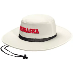 Men's and Women's Cream Nebraska Huskers Wide Brim Boonie Bucket Hat