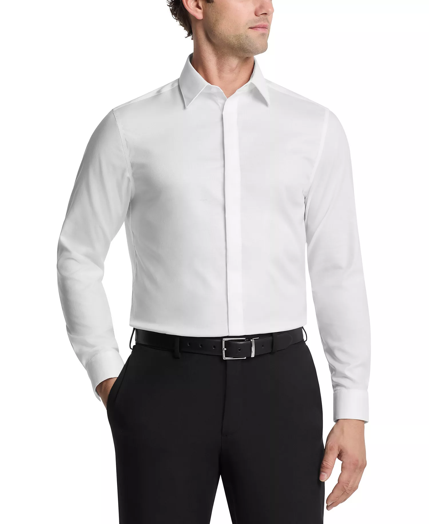 mni-749a02ad3b449374ffbb8f2da161905b Men's Tailored Occasion Dress Shirt, Slim Fit — изображение 3