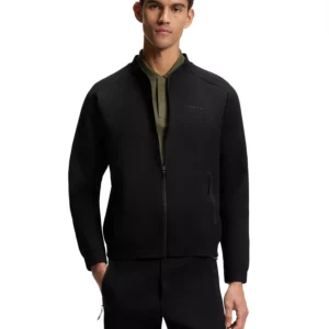 BOSS x Porsche Men's Embossed Artwork Zip-Up Sweatshirt