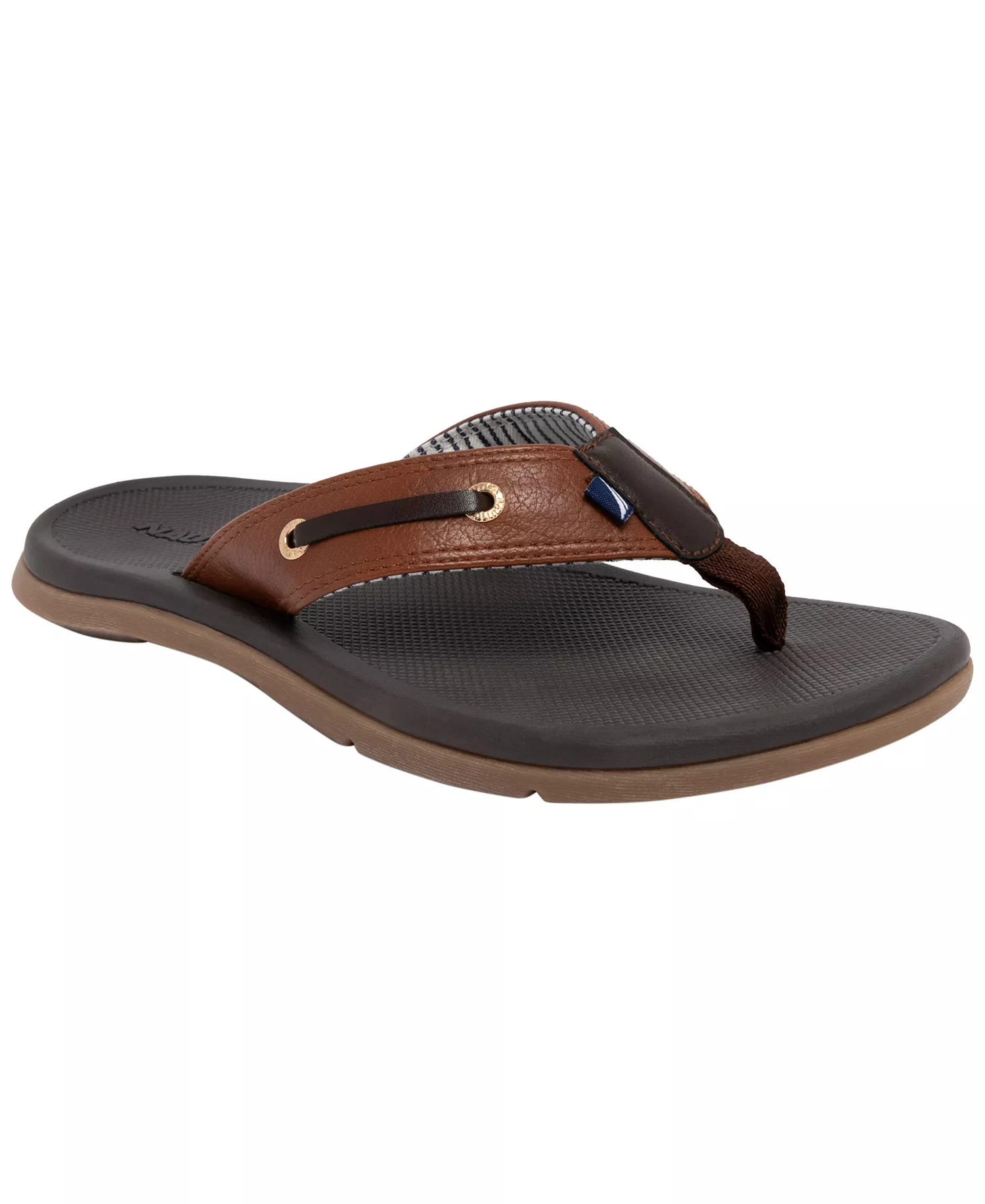 mni-74dca828aca8ee92b267fd5fc0dbfd26 Men's Casted Round Toe Flip Flops