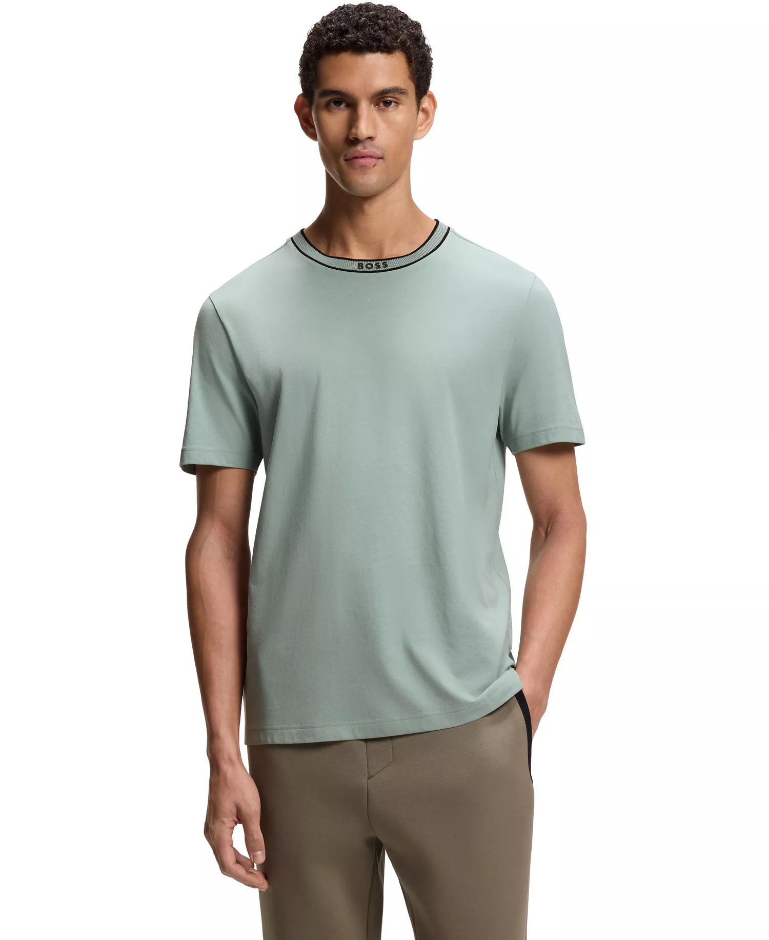 mni-74f78e79c870dc2817303360ff2ab094 Men’s Cotton Logo Crew Neck T-Shirt
