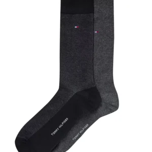 Men's Dress Reinforced Heel Crew Socks, 2-Pack