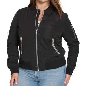 Trendy Plus Size Melanie Bomber Jacket
