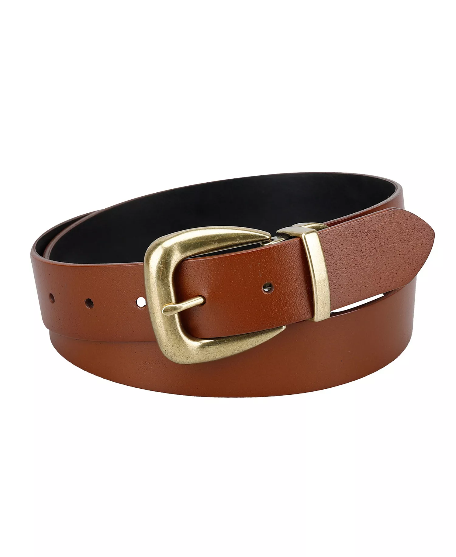 mni-7717ae86a12fcb9a13bd27bd527fb1bf Women's Reversible Western-Style Buckle Leather Belt