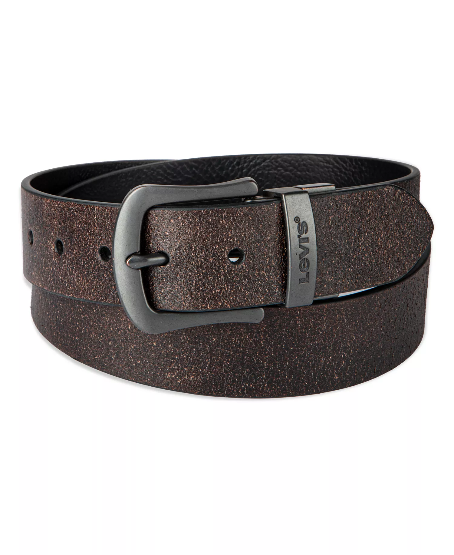 mni-7760b75230a112bec93e973b32a26eee Men's Two-In-One Reversible Rugged Leather Jean Belt