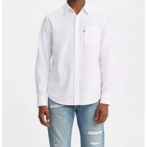Men's Classic Pocket Regular-Fit Long-Sleeve Shirt