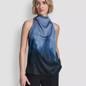 Women's Sleeveless Cowl Neck Top